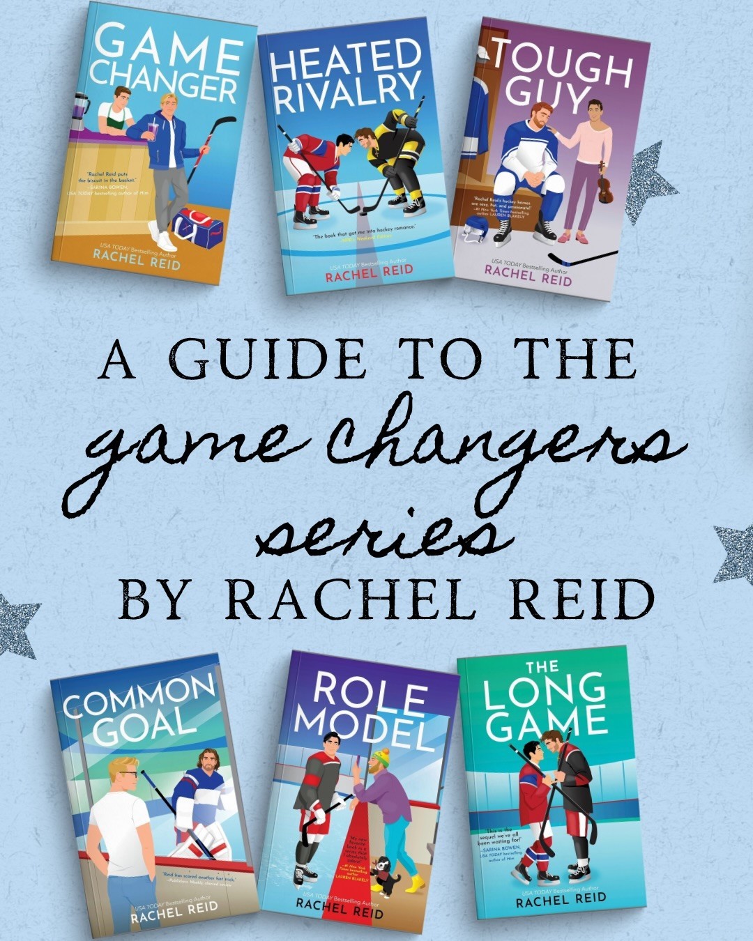 common goal by rachel reid 6 book set English Paperback Free Shipping