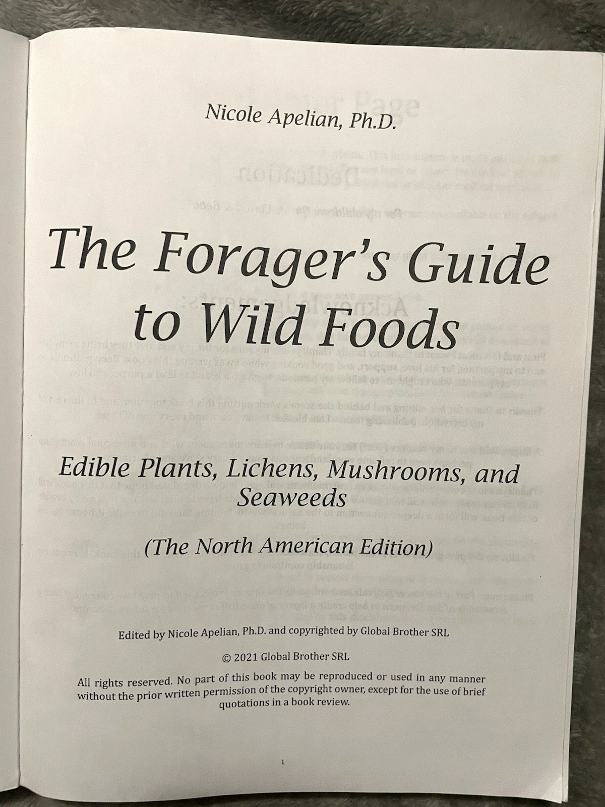 The Forager’s Guide to Wild Foods North American Edition 2021 Nicole Apelian