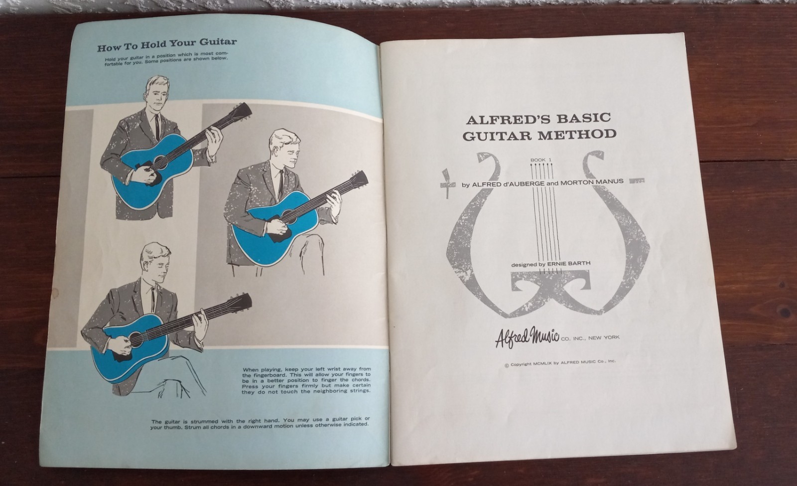 Vintage 1959 Alfred’s Basic GUITAR Method #1 47 Pages