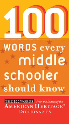 100 Words Every Middle Schooler Should Know – Paperback – GOOD