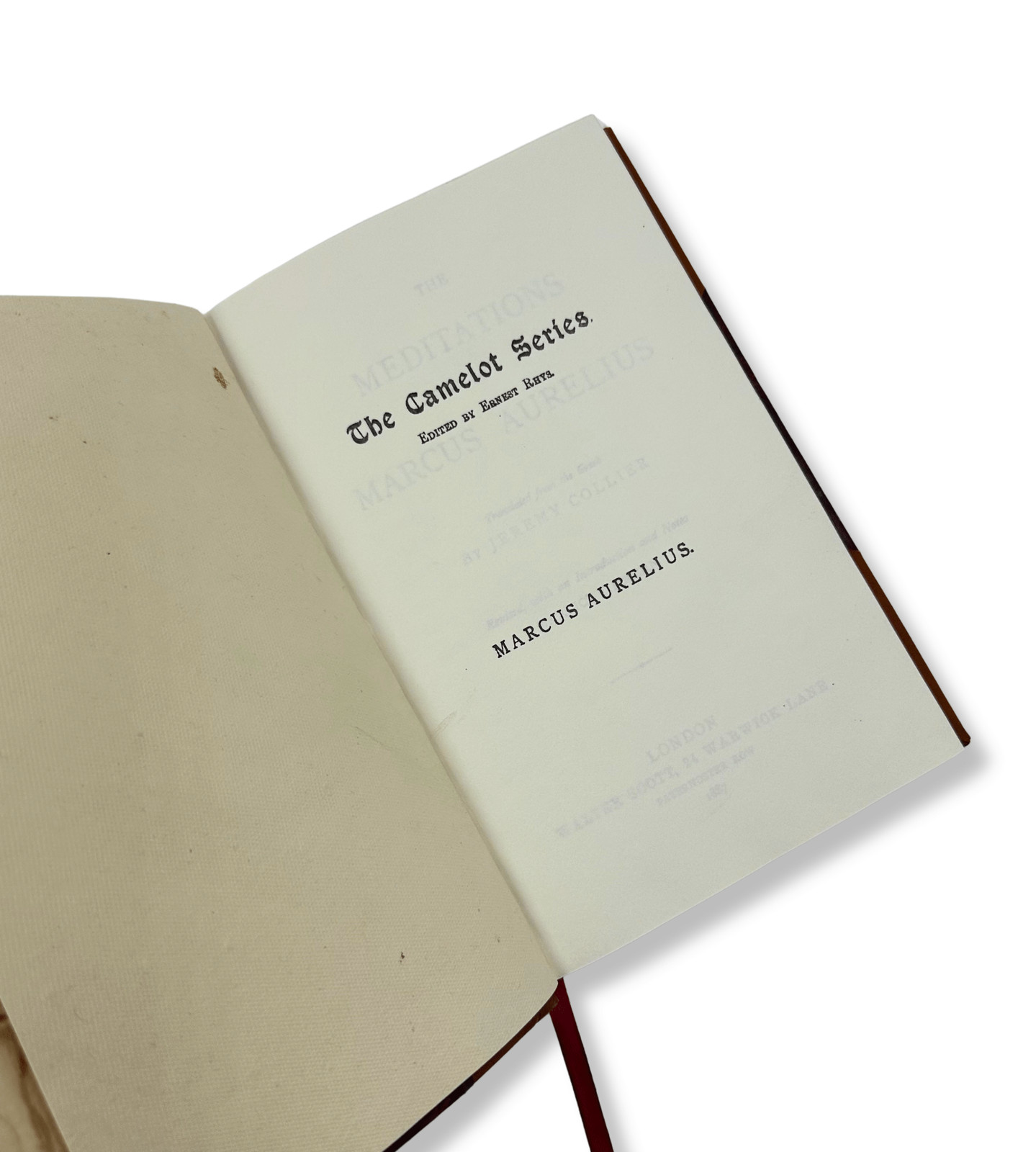 The Meditations of Marcus Aurelius 1887 [LEATHER BOUND]