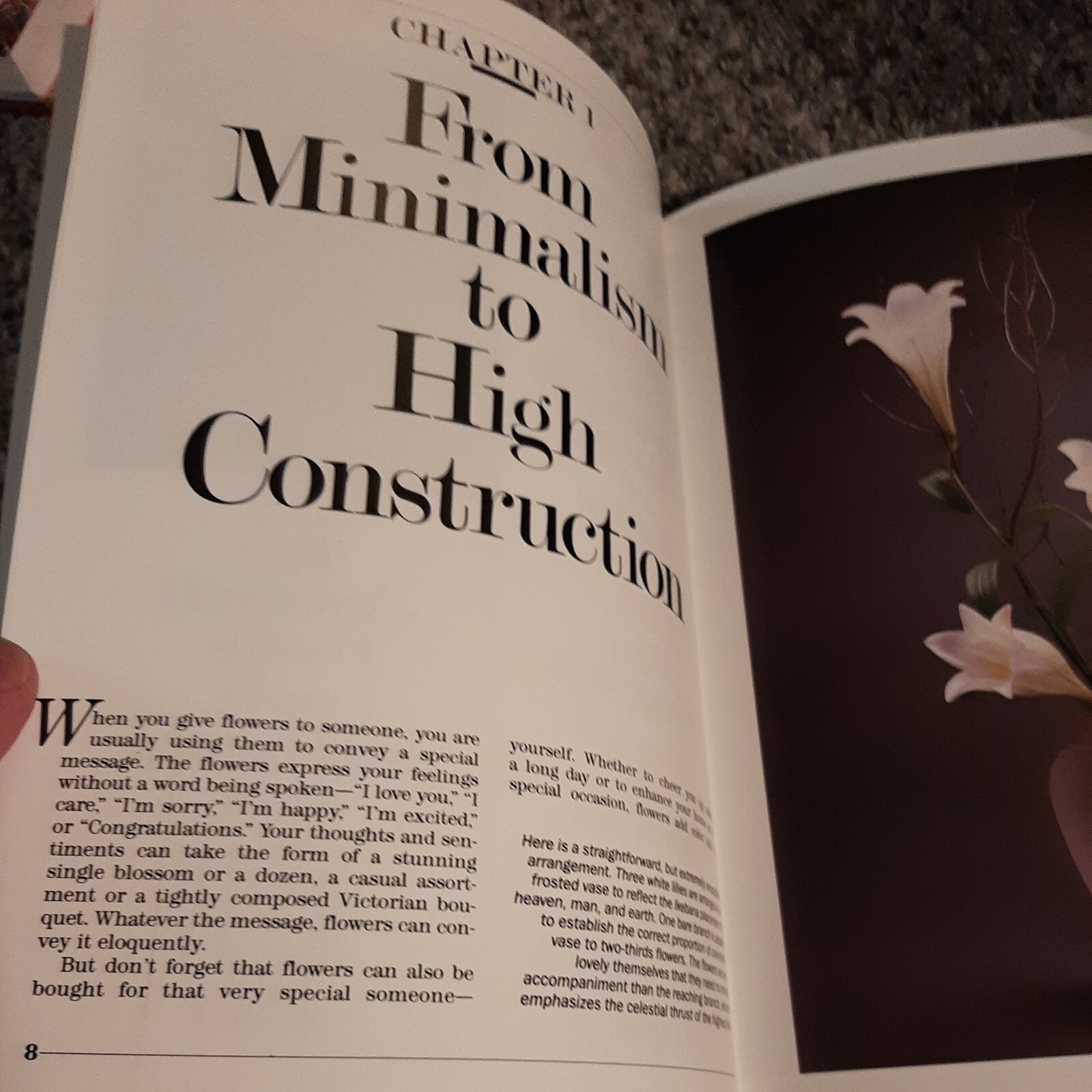 Arranging The Basics of Contemporary Floral Design by Hal Cook 1985 bo parker