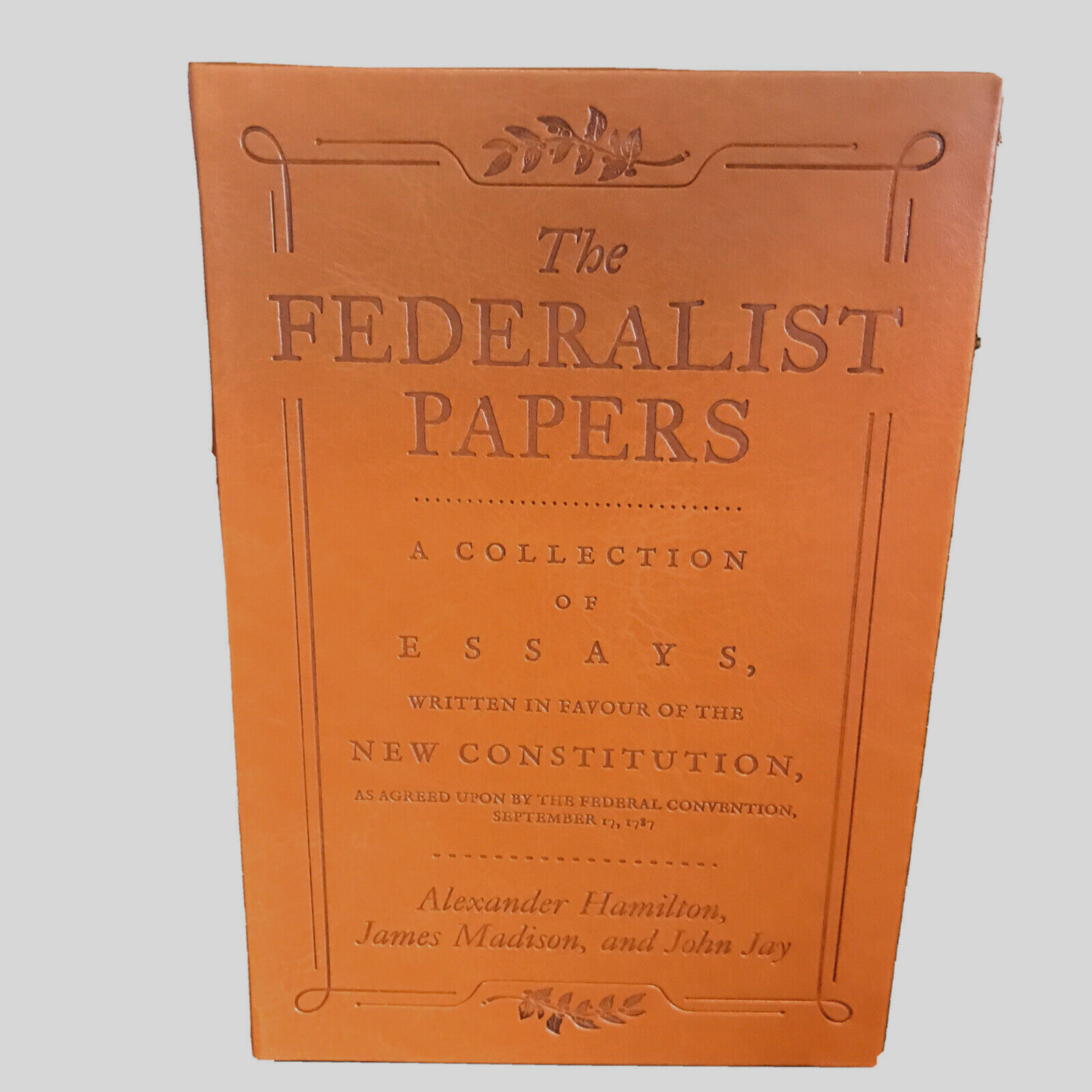 ❤️COMMON SENSE FEDERALIST PAPERS CONSTITUTION 3 SET Faux Leather Collectable NEW