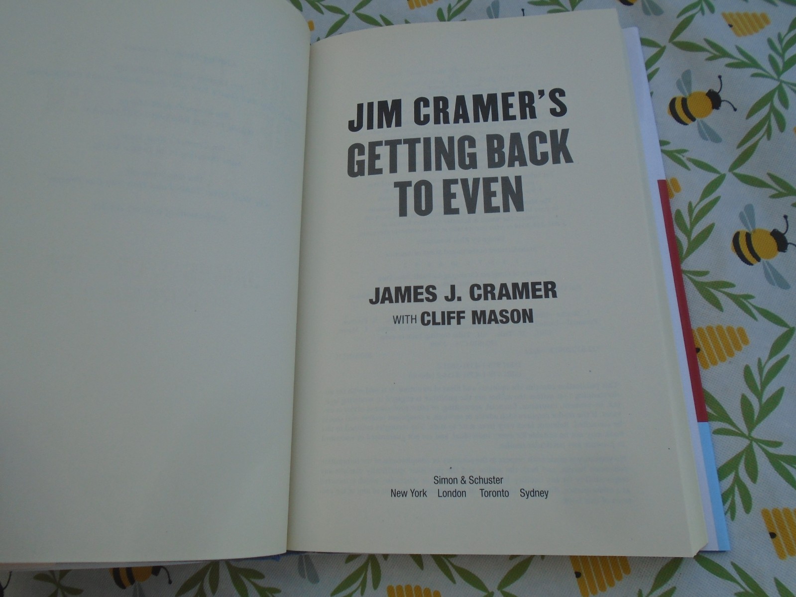 REAL MONEY, MAD MONEY, GETTING BACK TO EVEN BY JAMES J. CRAMER LOT OF 3 BOOKS