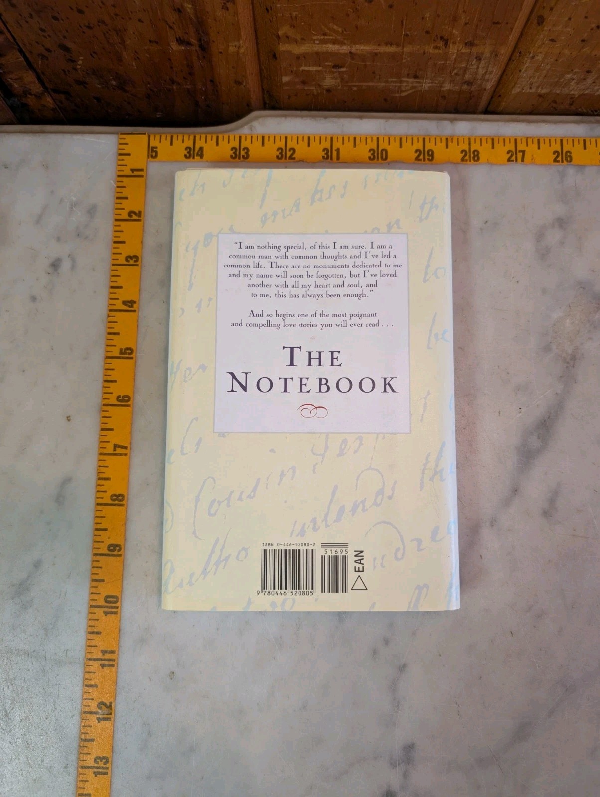 SIGNED The Notebook by Nicholas Sparks 1996 Hardcover DJ First Ed First Print