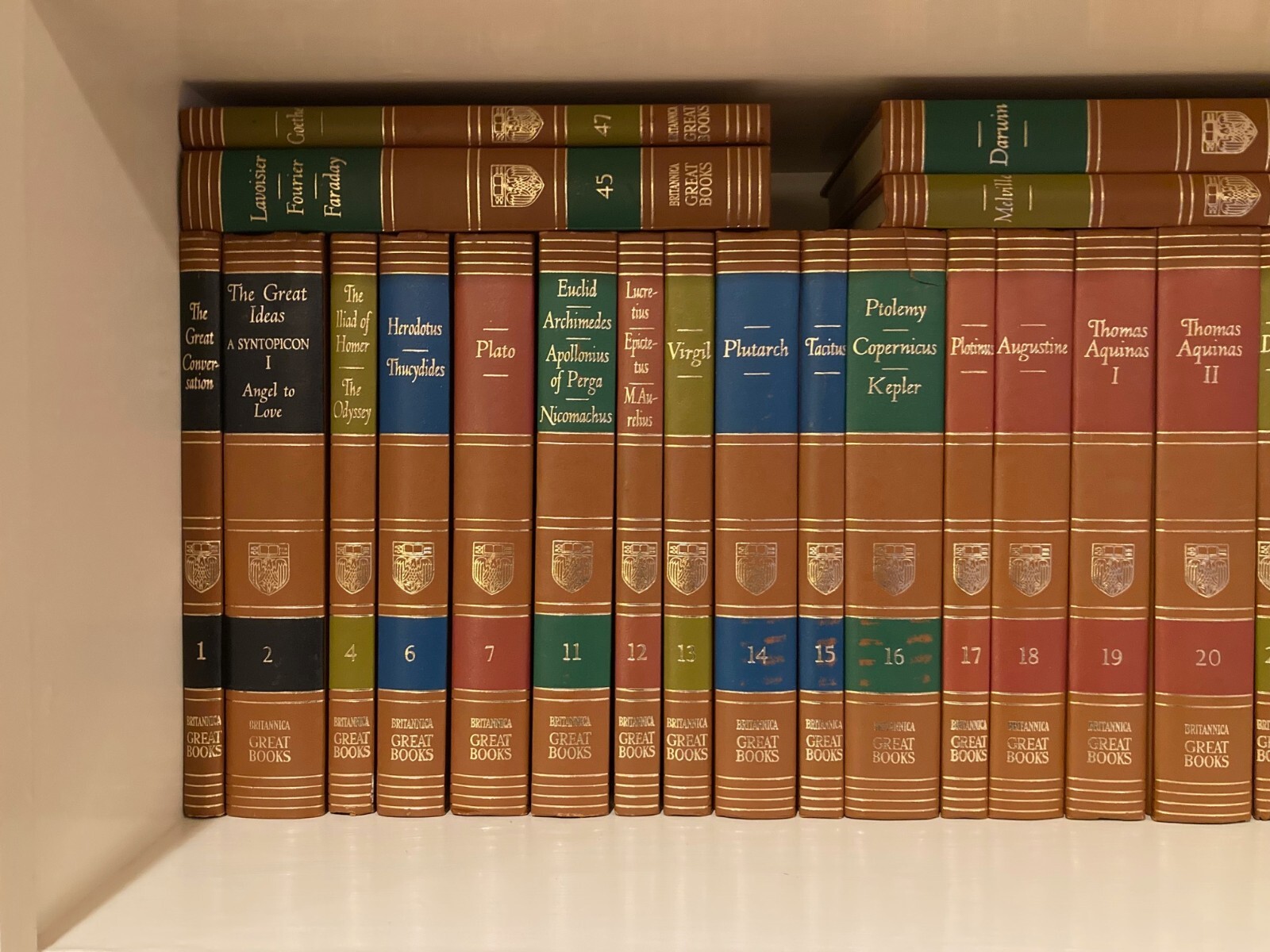 Greatest Books for sale. This is an incomplete set of Birtannica. 1952 VG++