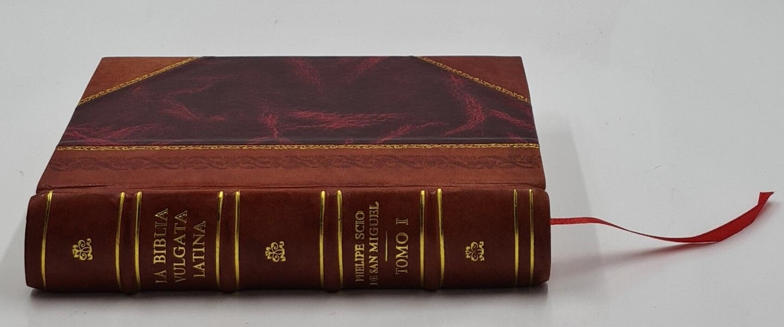 La Biblia Vulgata Latina Traducida en Espan?l, y anotada conform [Leather Bound]
