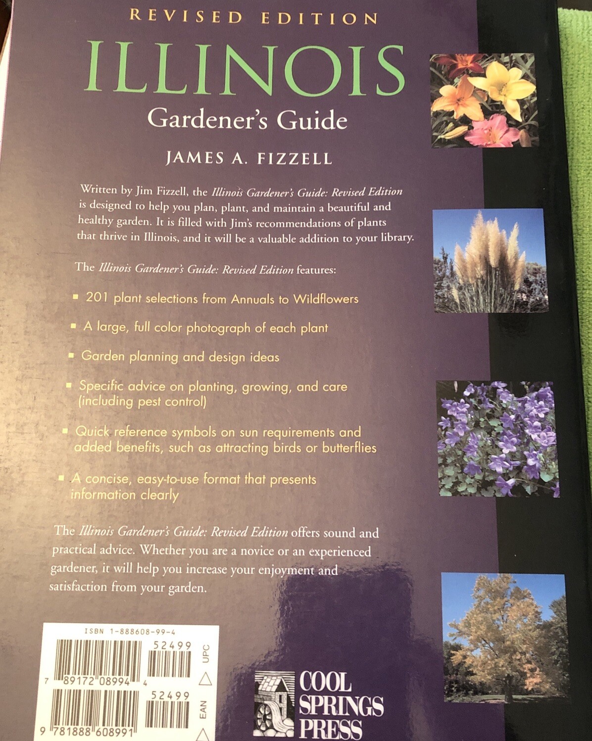 Revised Edition Illinois Gardener’s Guide By James A. Fizzell. 272 Pages