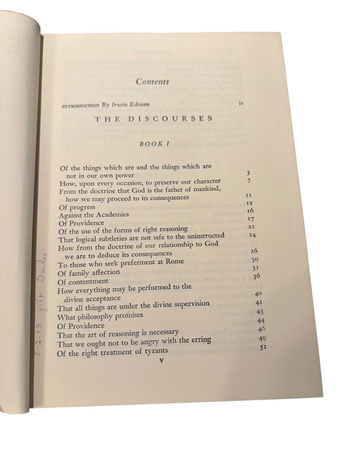 Epictetus Discourses Enchiridion 1944 Classics Club Walter J. Black Philosophy
