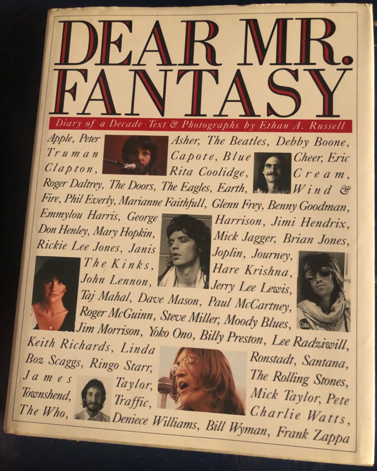Dear Mr Fantasy Diary of a Decade coffee table book hardcover 256 pages