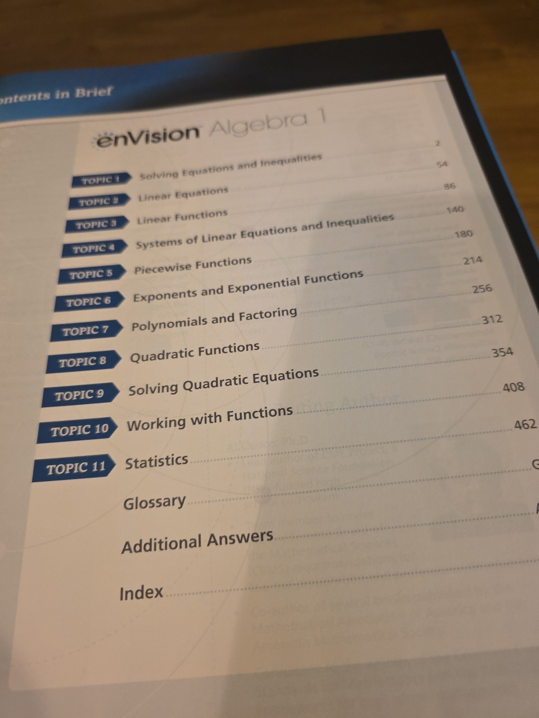 enVision Algebra 1 Teacher’s Ed. Volume 1 & 2 2018