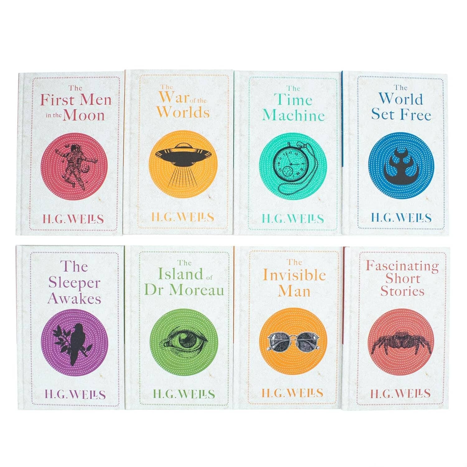 The Complete HG Wells 8 Books Collection Box Set – Fiction – Hardback