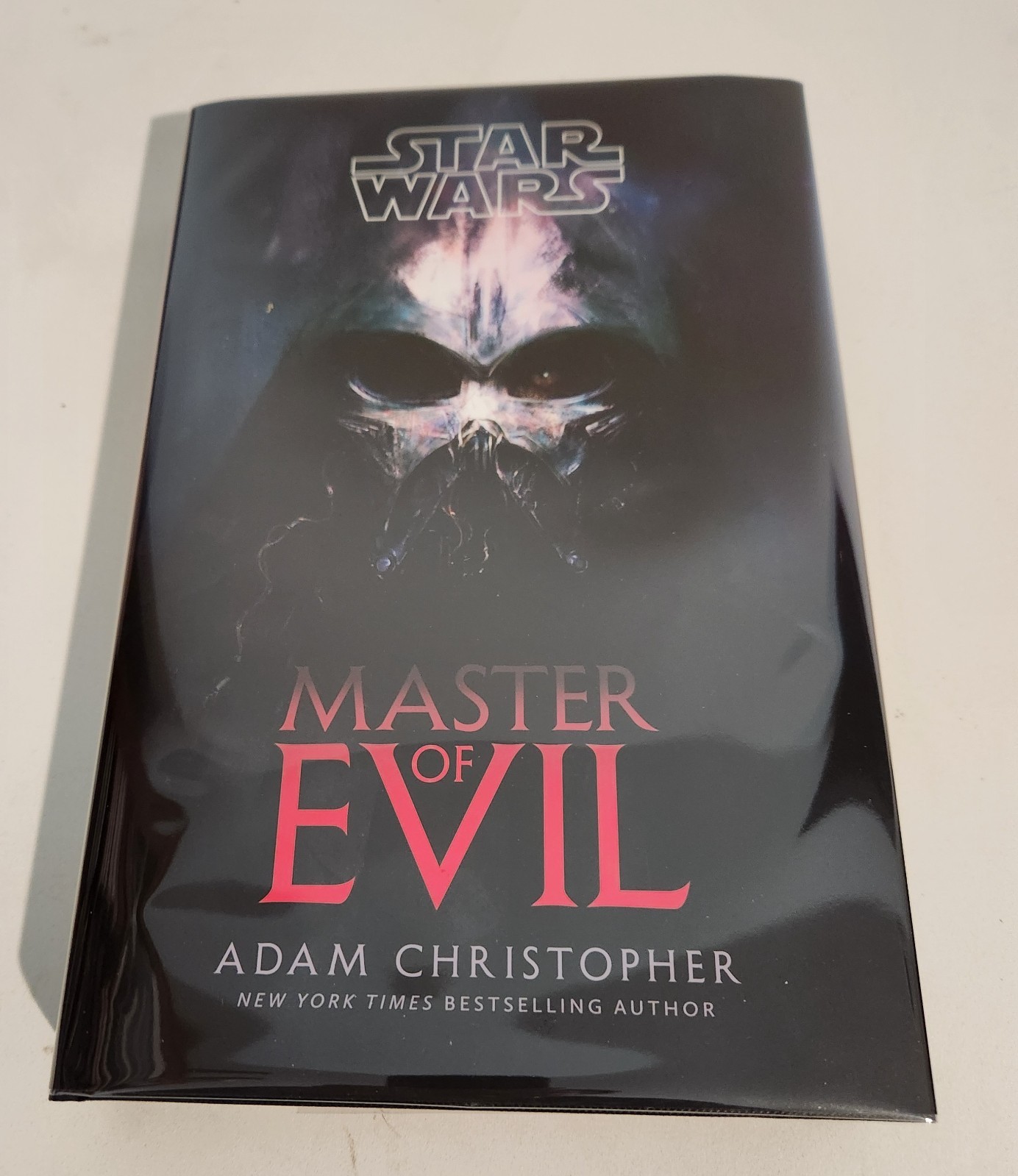ADAM CHRISTOPHER MASTER OF EVIL SIGNED NUMBERED 1st ED NEW UNREAD STAR WARS