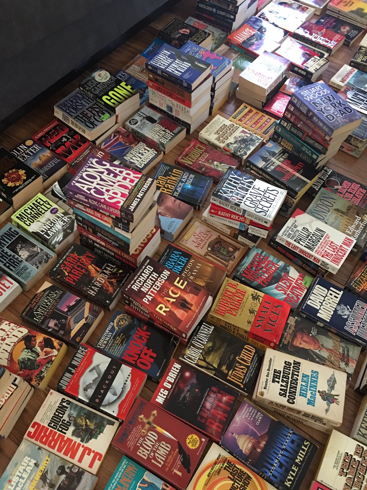 Lot Of 10 Suspense Crime Mystery Thriller Fiction Paperback Books Random Mix Lot
