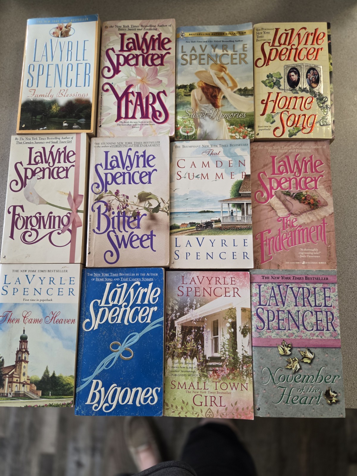 LaVyrle Spencer Lot Of 12. 1 2-in-1 With Another Author =13 Stories. Romance.