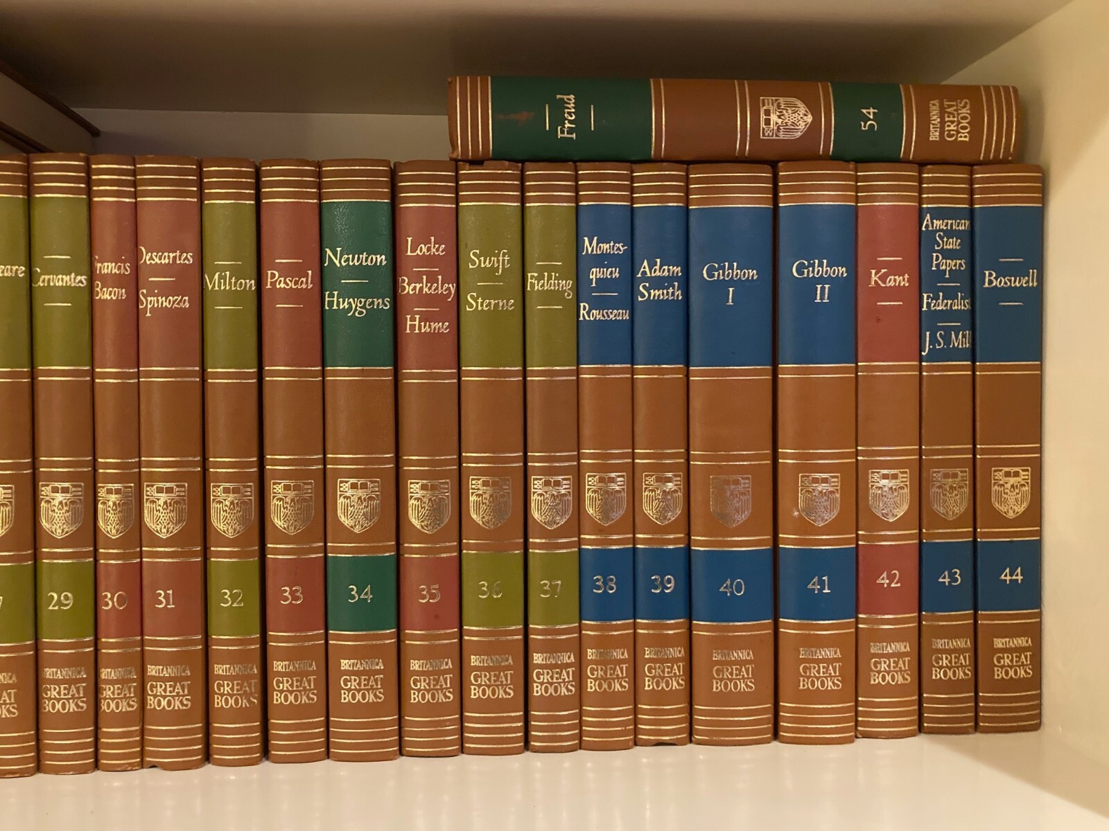Greatest Books for sale. This is an incomplete set of Birtannica. 1952 VG++