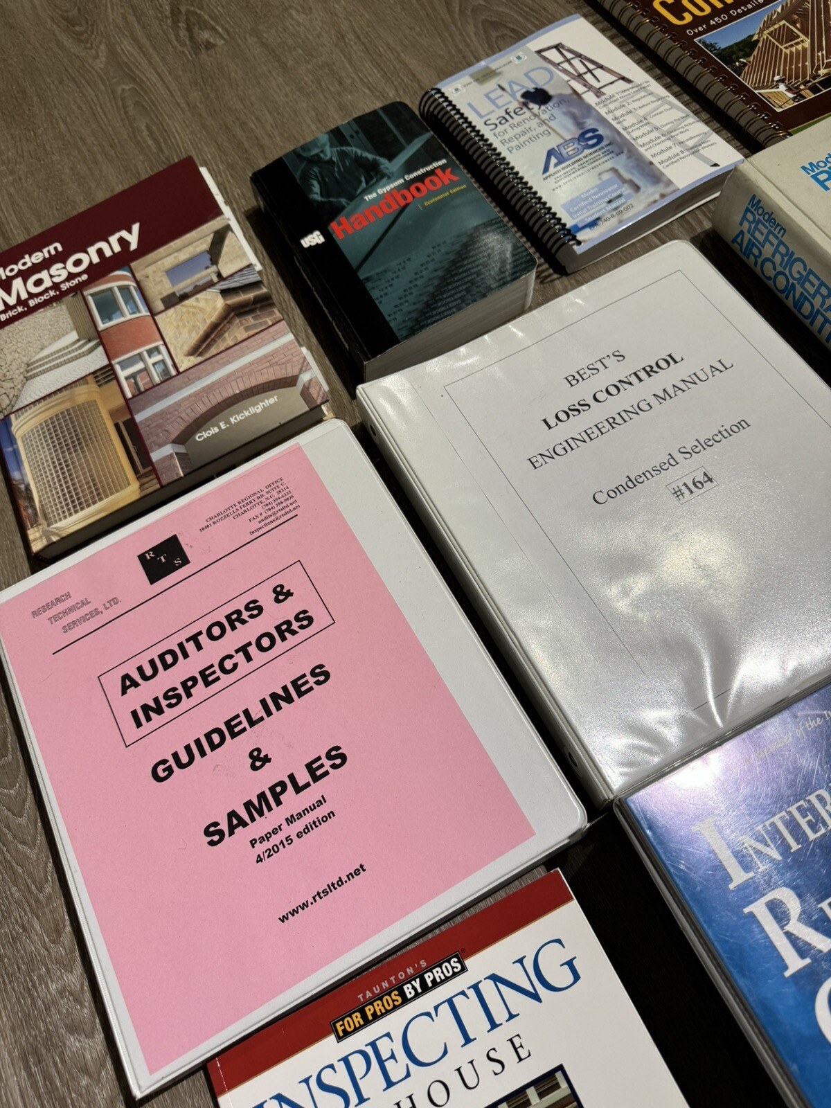 Miscellaneous Contractor Books