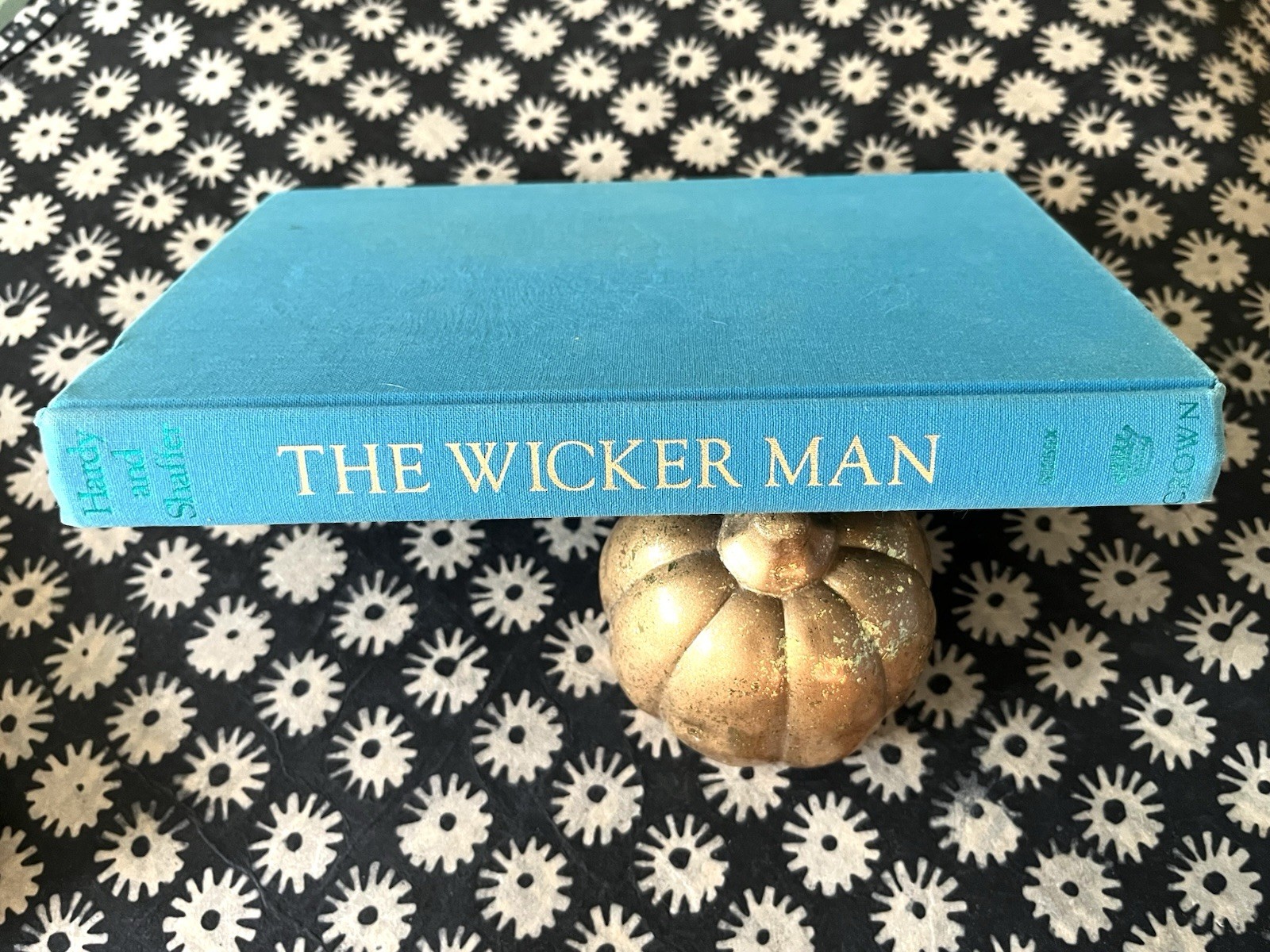 THE WICKER MAN ~ HARDY/SHAFFER (1978, Crown) First Edition HC/DJ Folk Horror