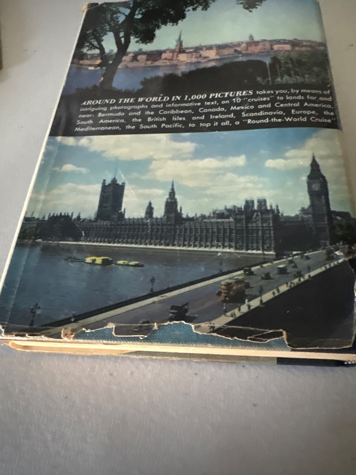 Around The World In 1000 Pictures 1954 Doubleday Hardcover HCDJ 448 Pages