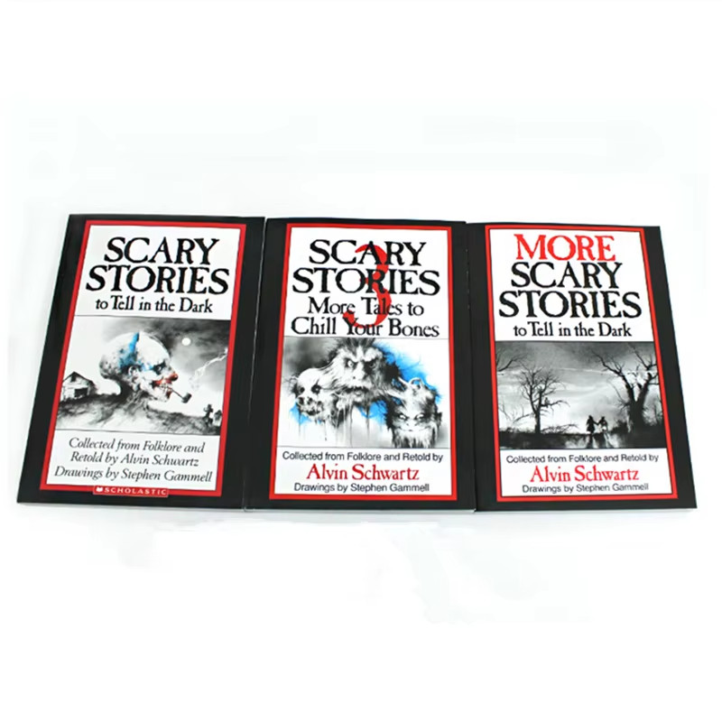 Scary Stories to Tell in the Dark Book Set 1 2 3 By Alvin Schwartz