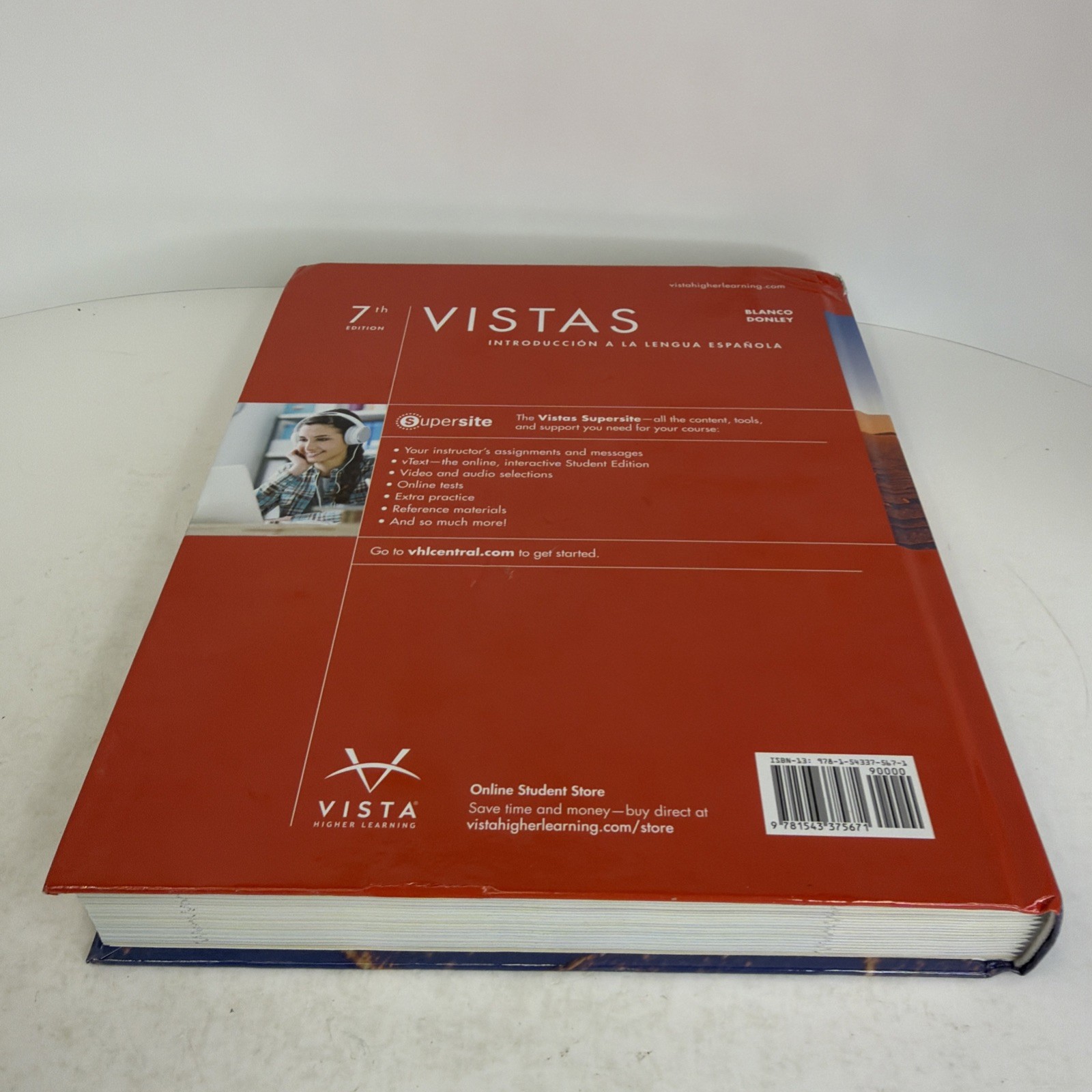 Vistas: Introduccion A La Lengua Espanola Seventh Edition 2024 Hardcover