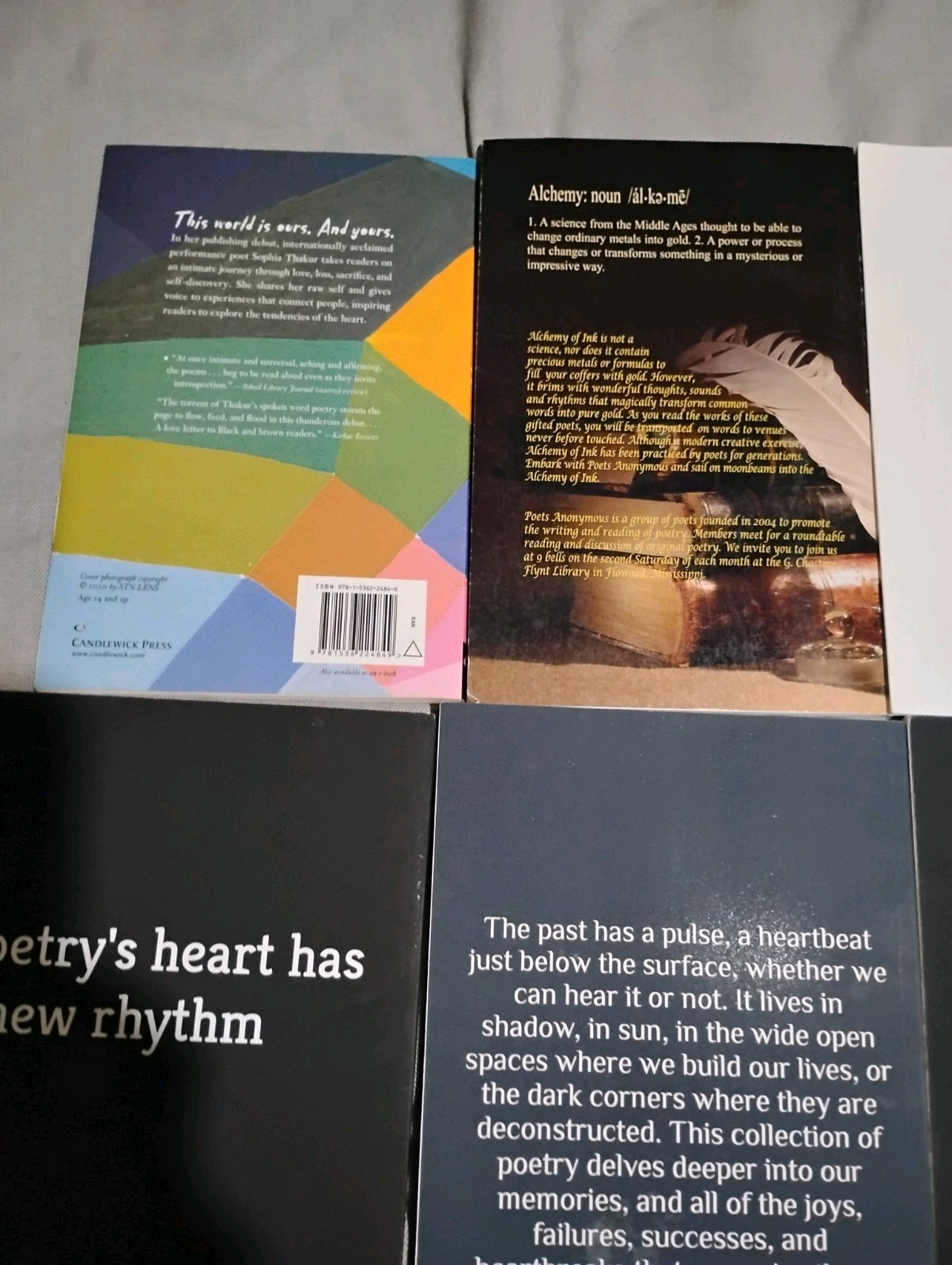 Mixed Lot of Poetry Books Mixed Authors