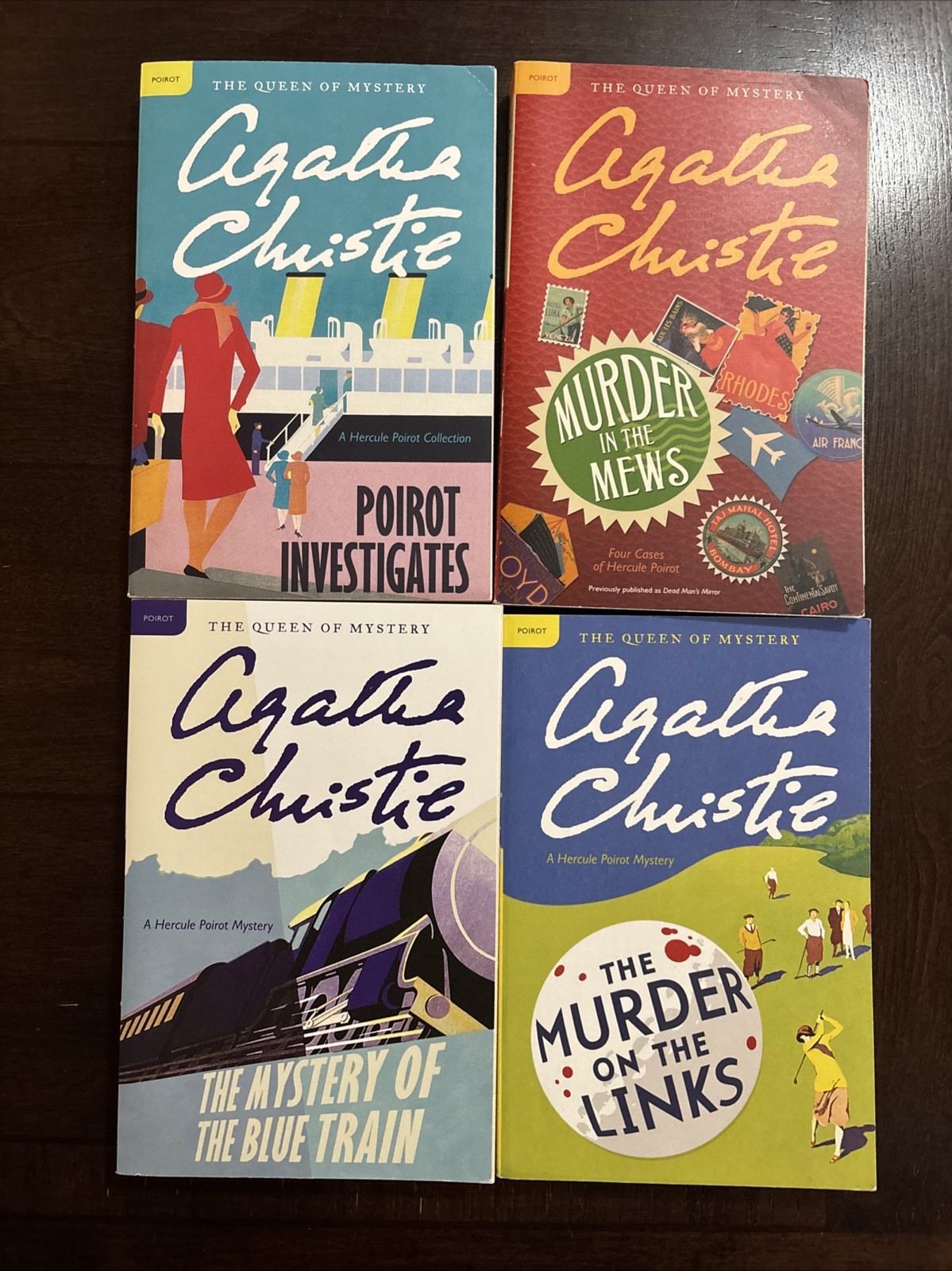 Lot 25 Agatha Christie Trade Paperbacks William Morrow Reprints Hercule Poirot