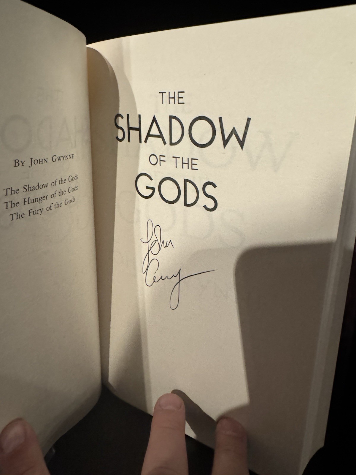 The Bloodsworn Trilogy Broken Binding Signed by author John Gwynne