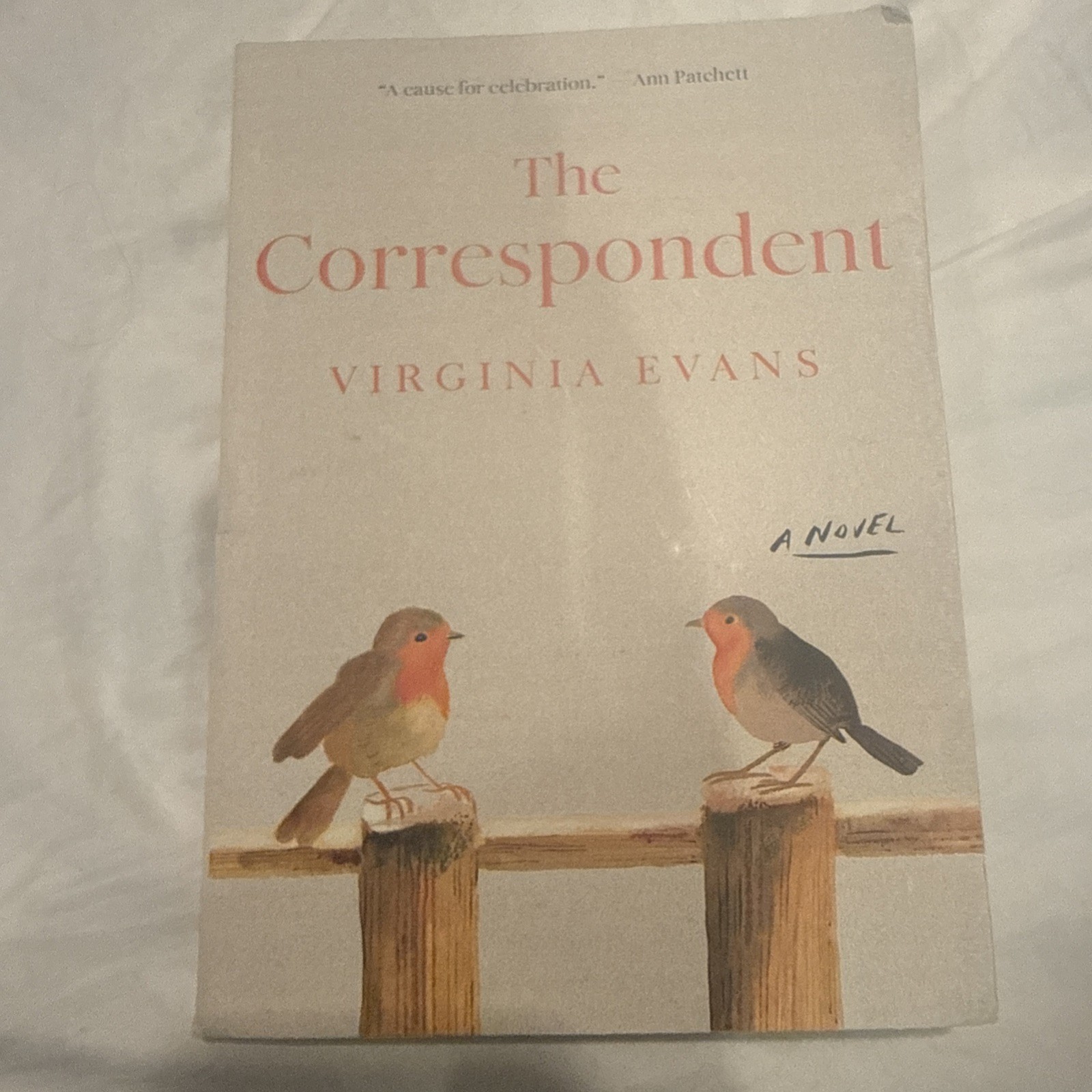 The Correspondent A Novel Paperback Book by Virginia Evans Contemporary Fiction