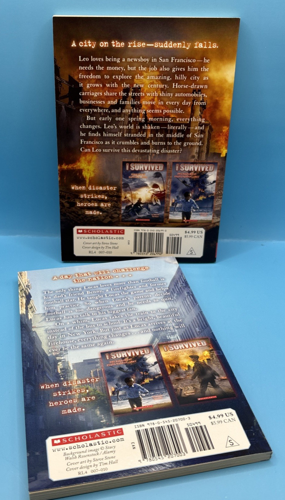 2010s Lot of 15 “I Survived” Scholastic Chapter Paperback Books- New, Never Read