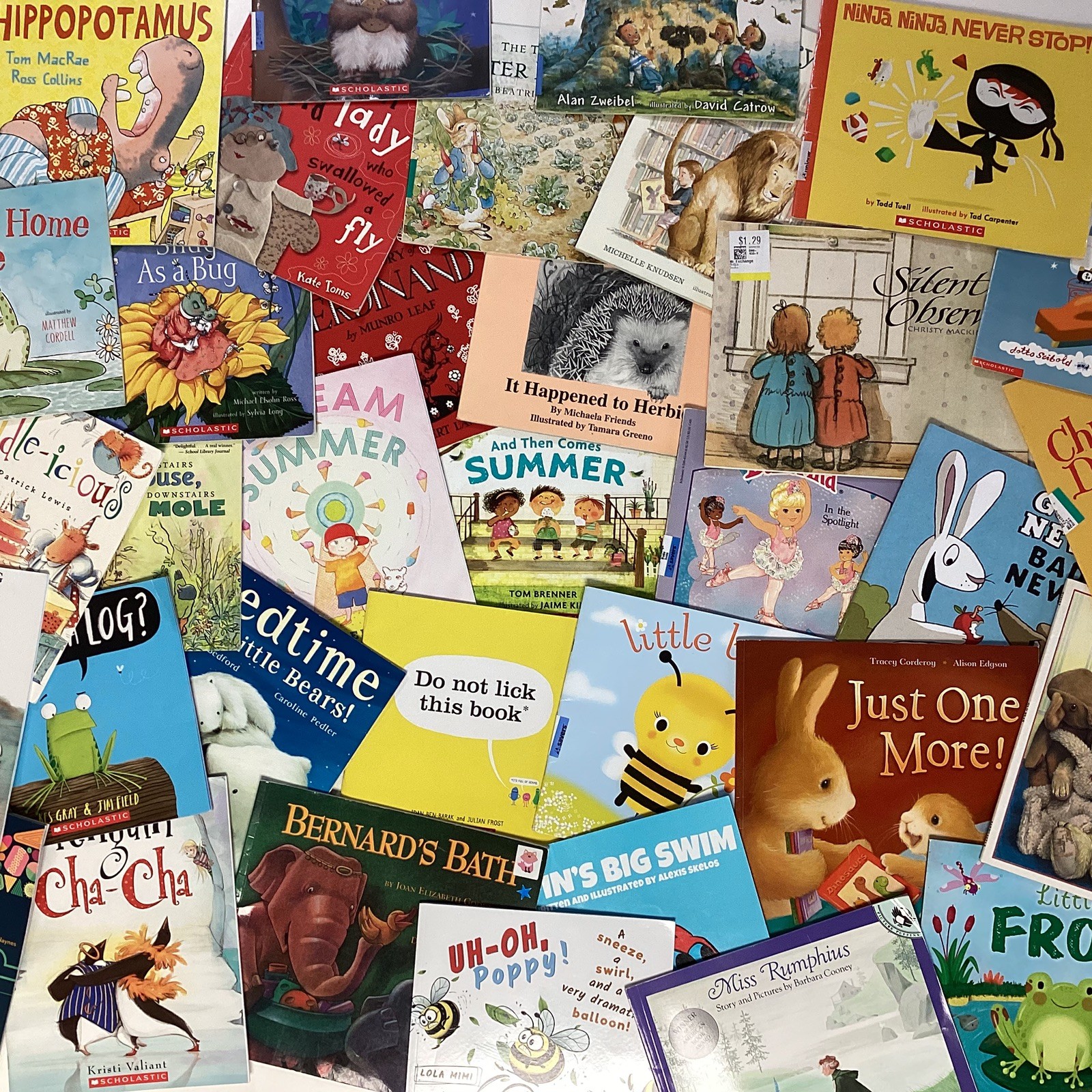 Children’s Random Bedtime Stories Animal Preschool Daycare Classroom 20 Book Lot