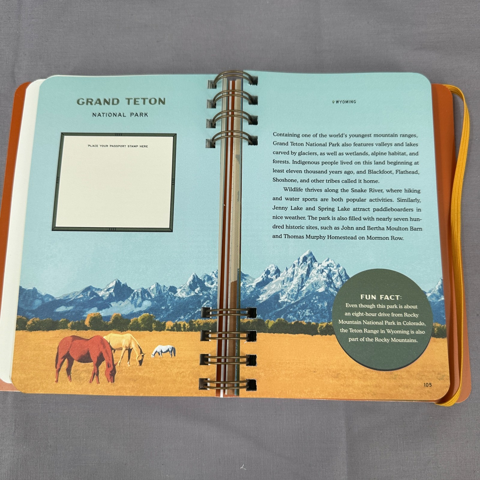 National Parks Travelers Companion Journal Passport Stamps Hiking Travel Log