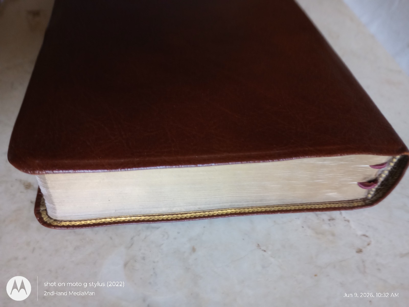 1983 NKJV HOLY OPEN BIBLE EXPANDED EDITION NELSON 456BR BROWN LEATHER BOOK