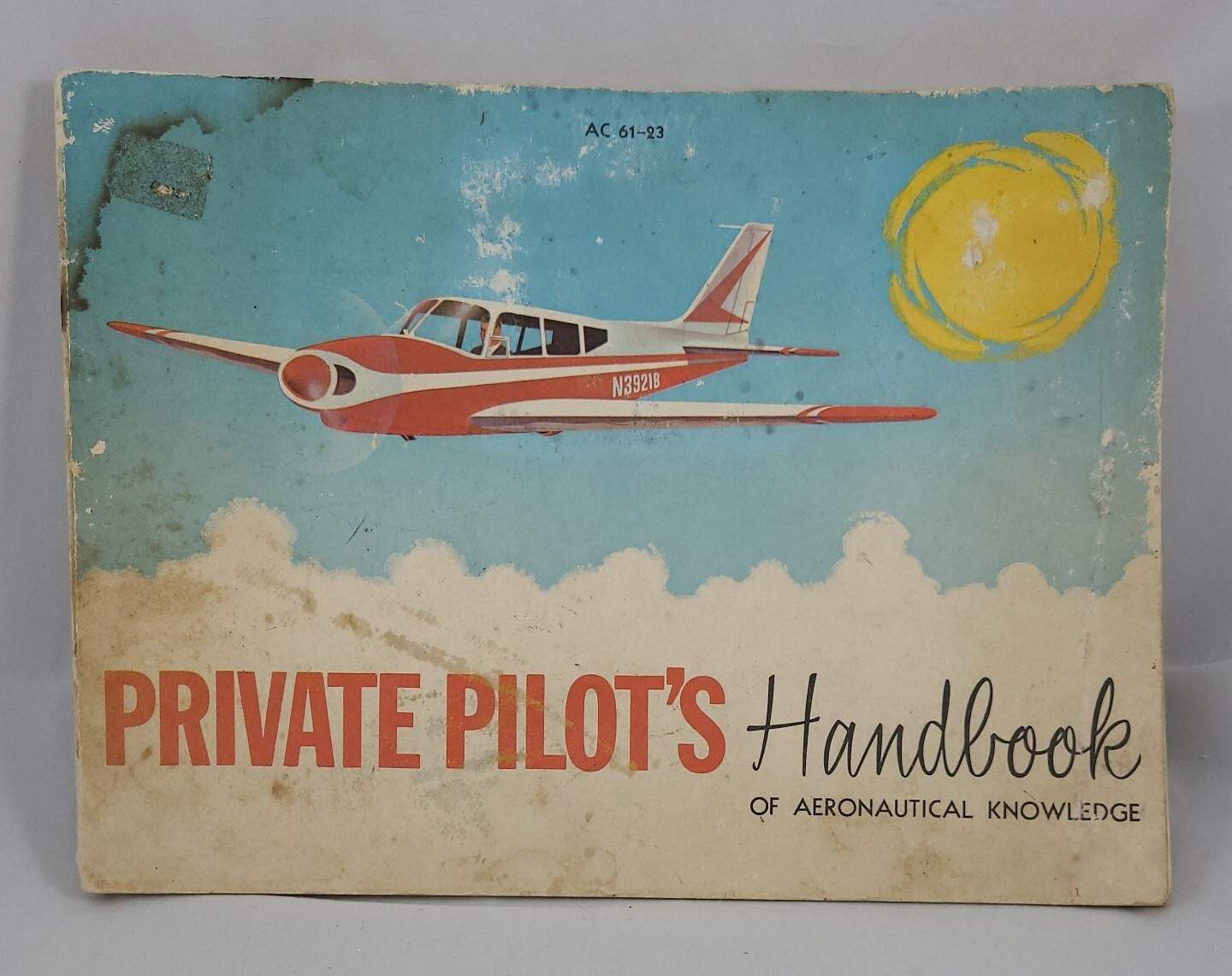 Vtg 1965 Private Pilots Handbook AC 61-23 Aeronautical Knowledge 174 Pages