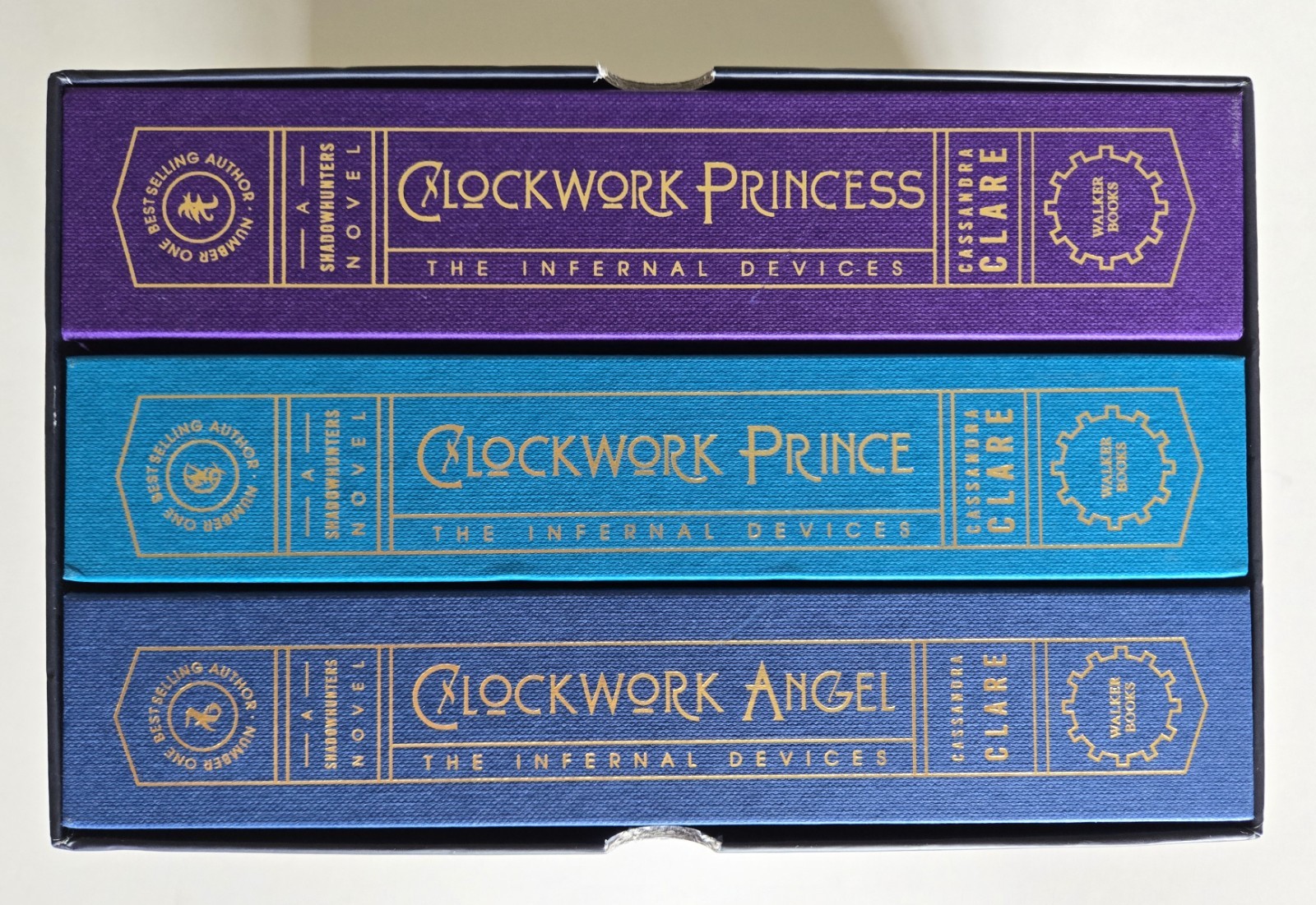 The Infernal Devices Box Set – Cassandra Clare HC (Stamp Signature) Sprayed Edge