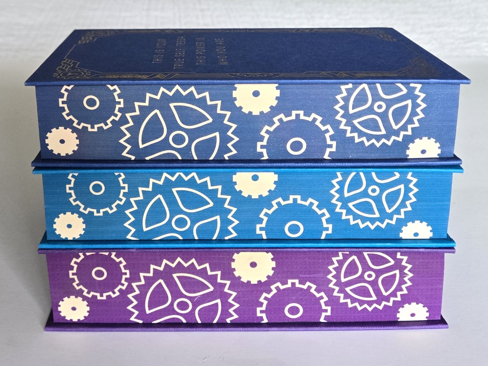 The Infernal Devices Box Set – Cassandra Clare HC (Stamp Signature) Sprayed Edge