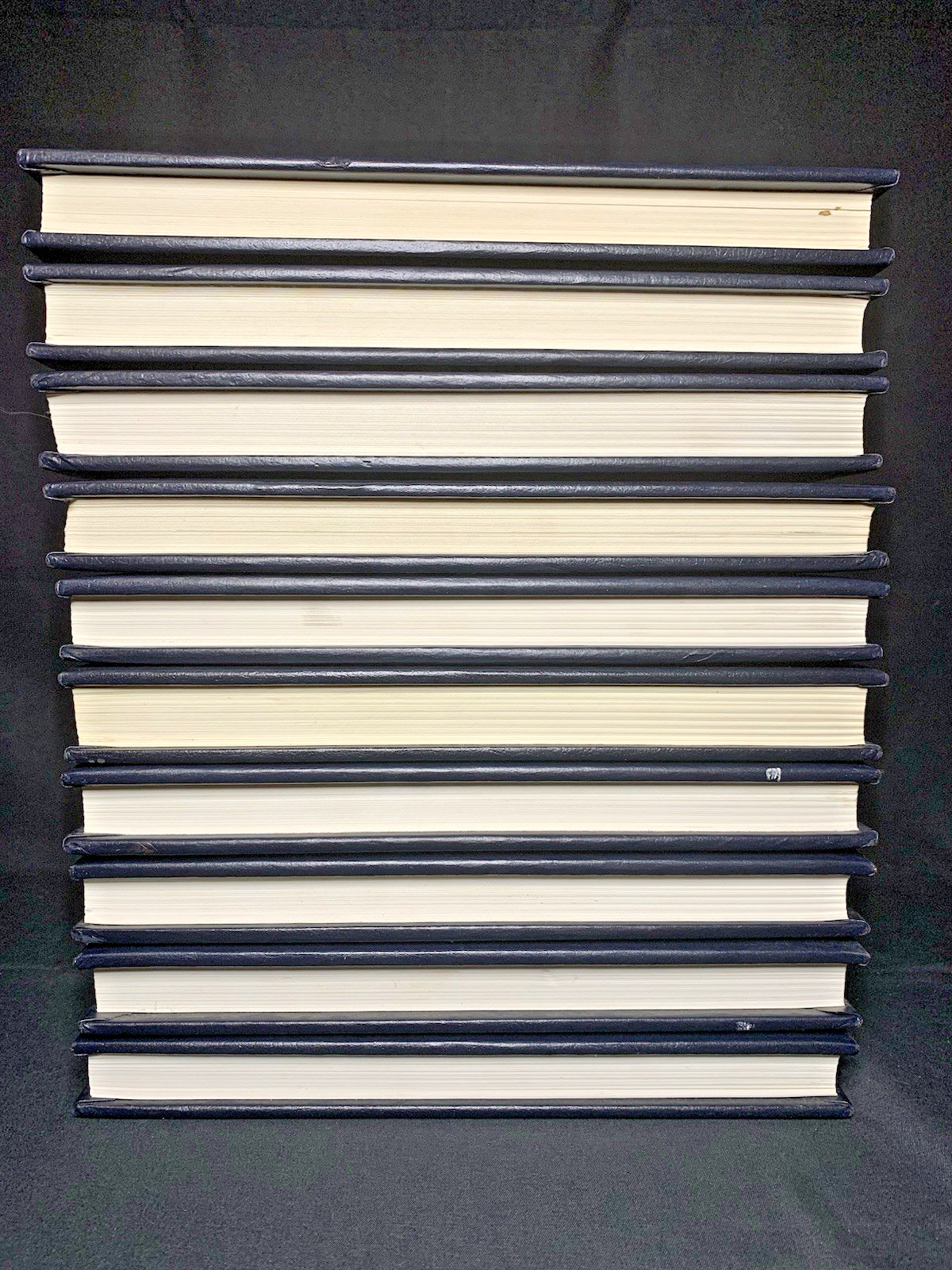 Lot of 10 Agatha Christie Bantam Mystery Collection Black Leatherette Books HC