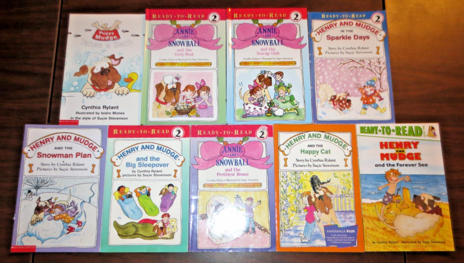 HENRY & MUDGE + ANNIE & SNOWBALL By Cynthia Rylant Lot of 9 Kids Books