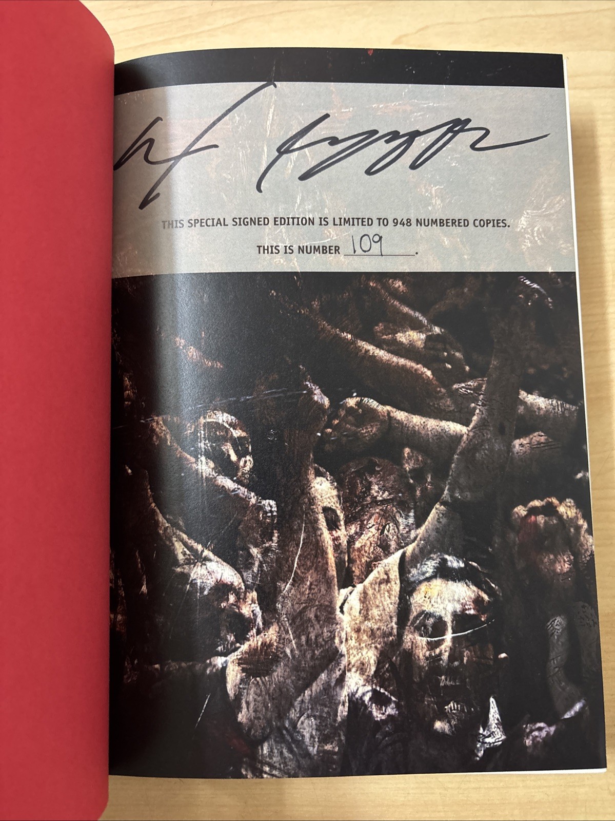 World War Z Max Brooks SIGNED Limited Edition #109/948 Cemetery Dance HC DJ 2014