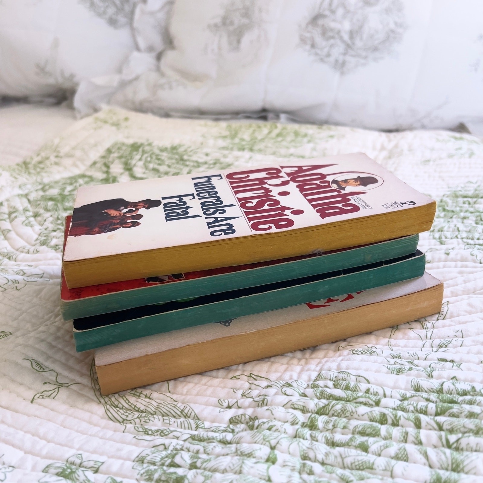 Agatha Christie Book Lot of 4 Paperback Mystery Novels