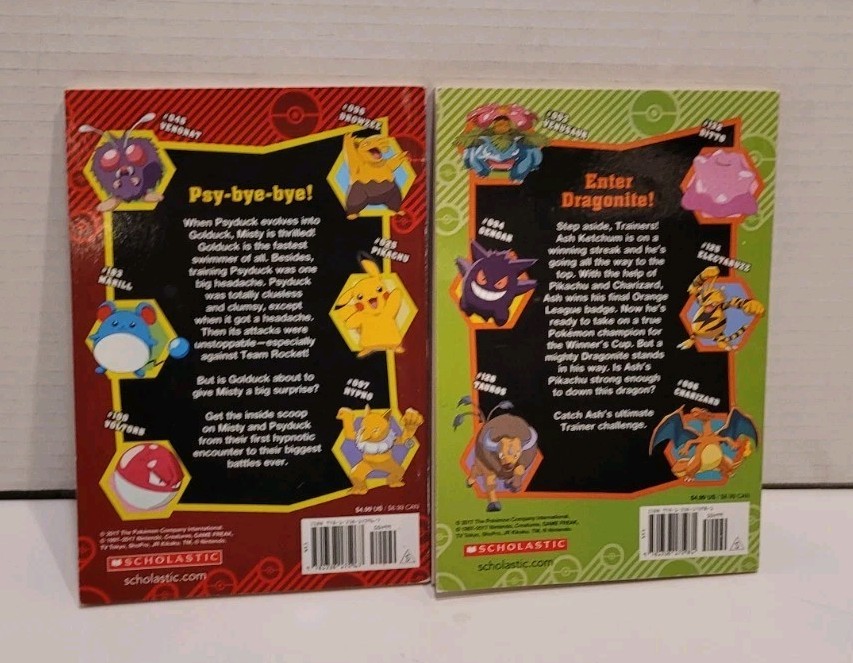 Pokémon Classic Collection Box Set 8 PB Chapter Books 1st Ed Scholastic 2017 GC