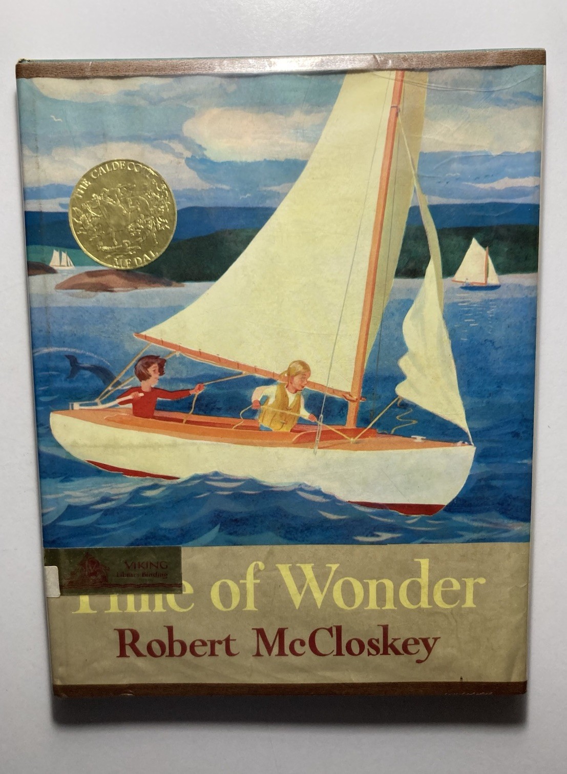 “Time of Wonder” by ROBERT MCCLOSKEY (1957 Hardcover) 4th Printing 1962 LIBRARY