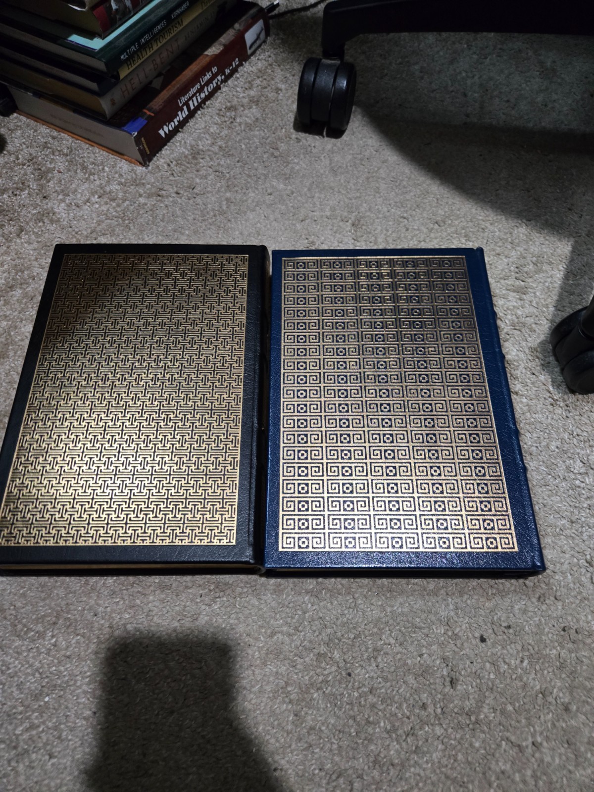 The Iliad and The Odyssey by Homer 1978-79 The Easton Press Leather Bound