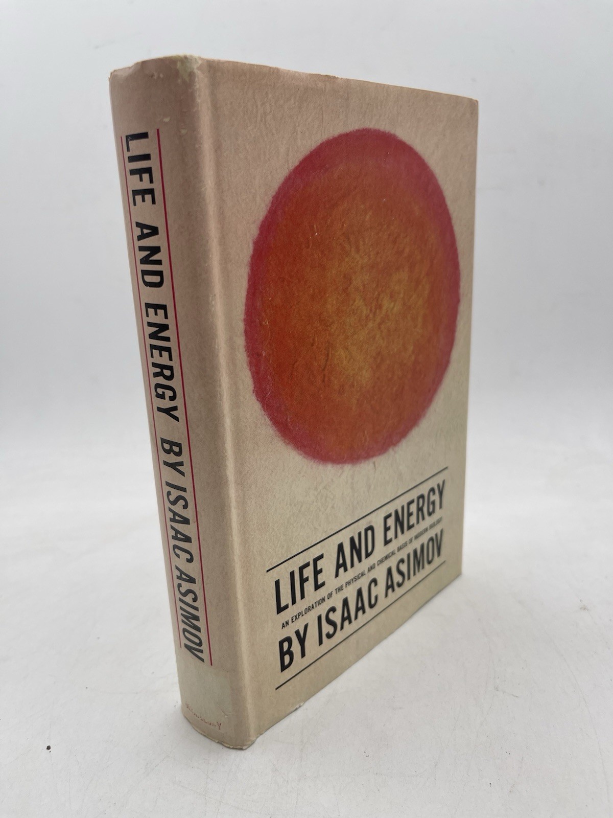 Life and Energy 1962 First Edition by Isaac Asimov Hardcover Dustjacket