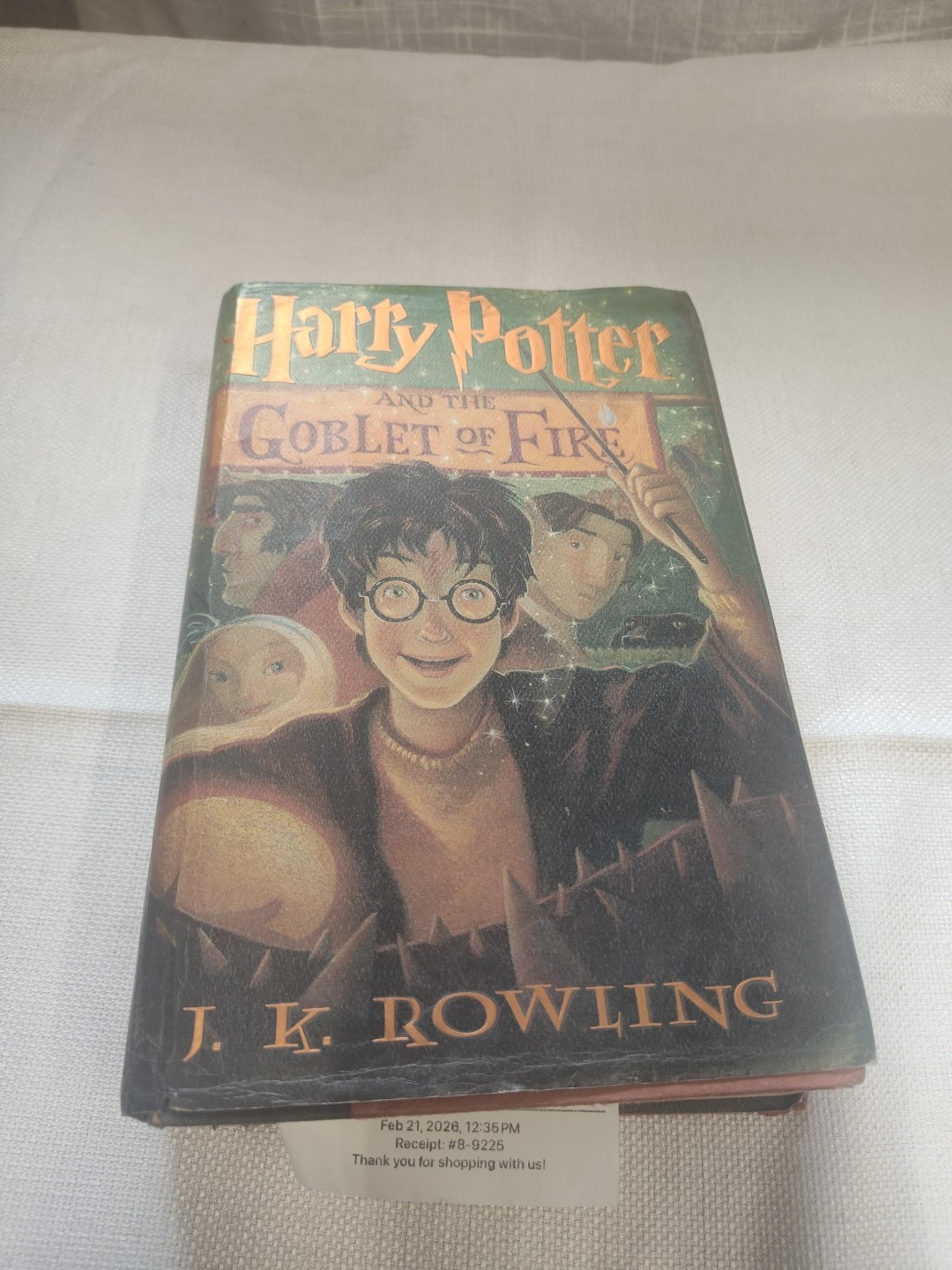 Harry Potter and the Goblet of Fire by J. K. Rowling (2000, Hardcover) Error 291
