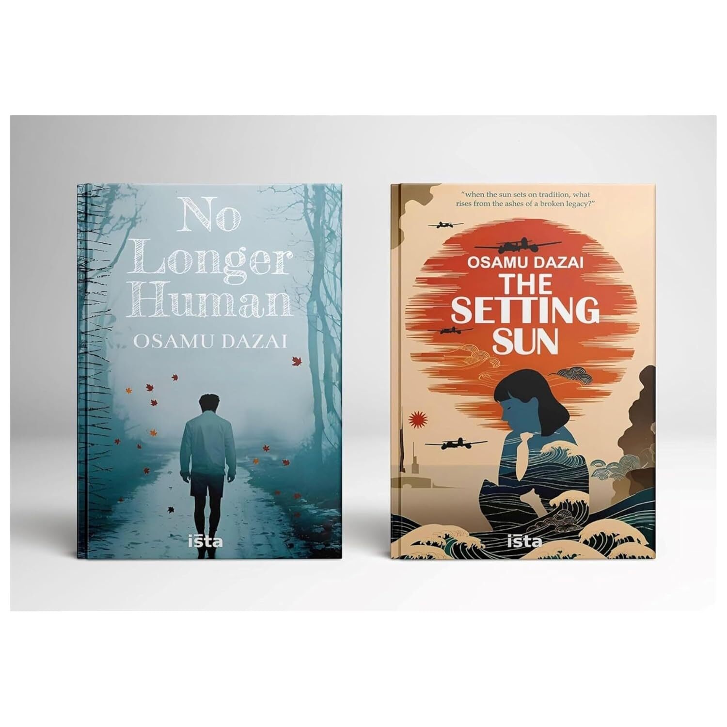 No Longer Human and the Setting Sun by Osamu Dazai 2 Books Collection Box Set