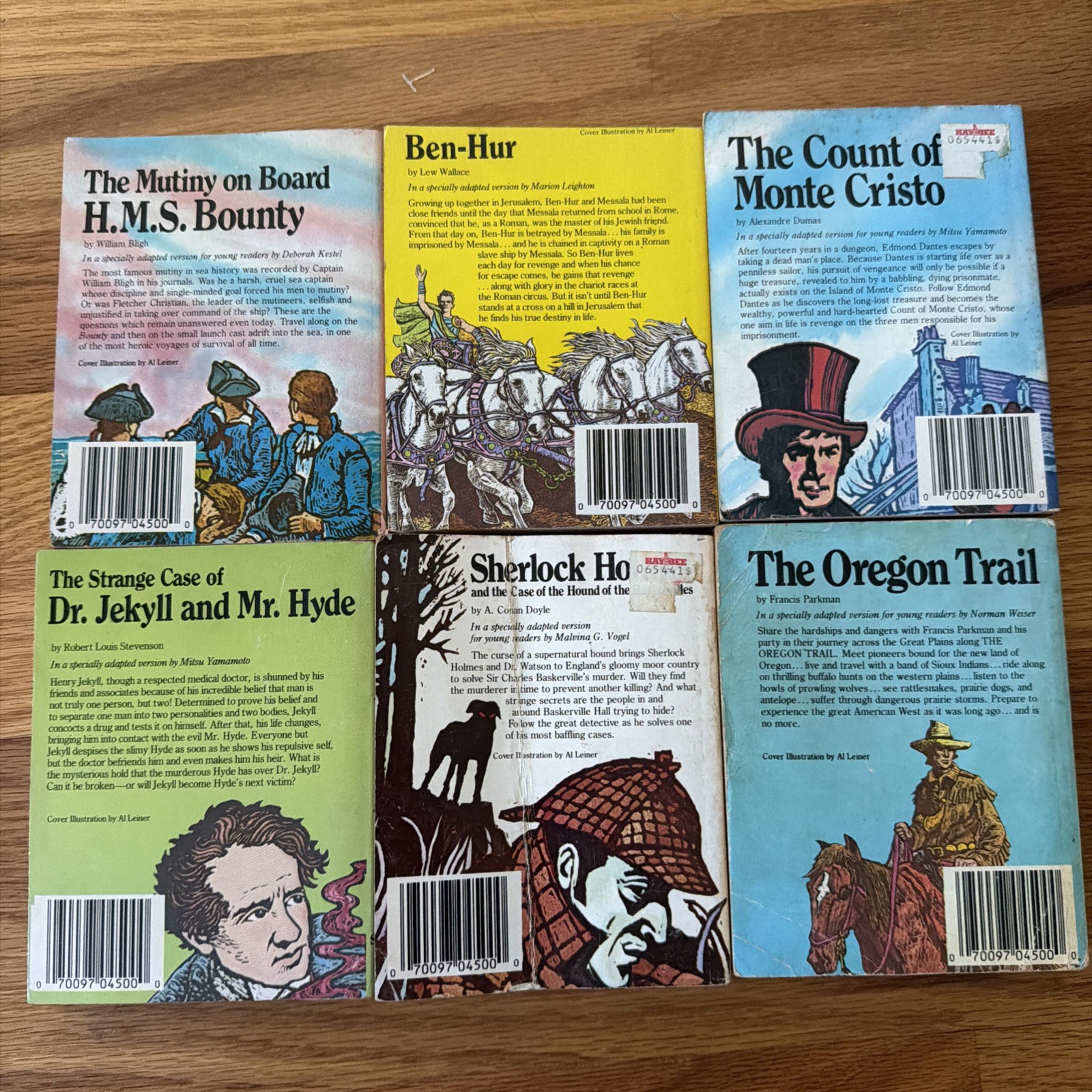 VINTAGE Illustrated Classic Editions Mini Paperbacks (Lot of 6)