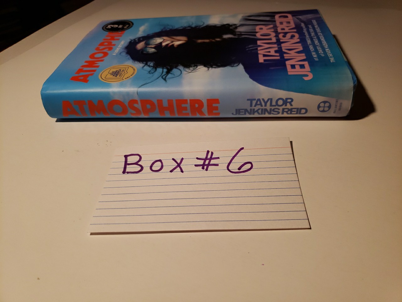 Atmosphere: GMA Book Club A Love Story by Taylor Jenkins Reid 3rd Printing HC
