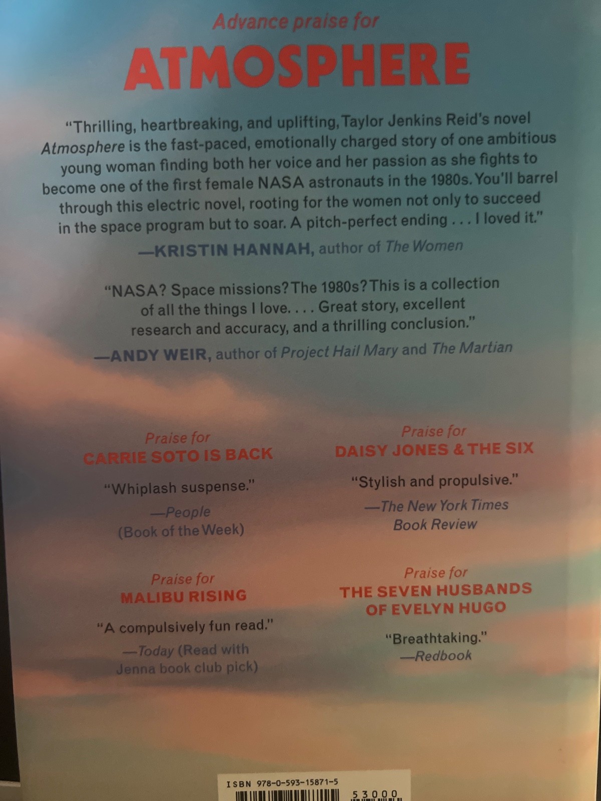 Atmosphere: a GMA Book Club Pick : A Love Story by Taylor Jenkins Reid (2025,…