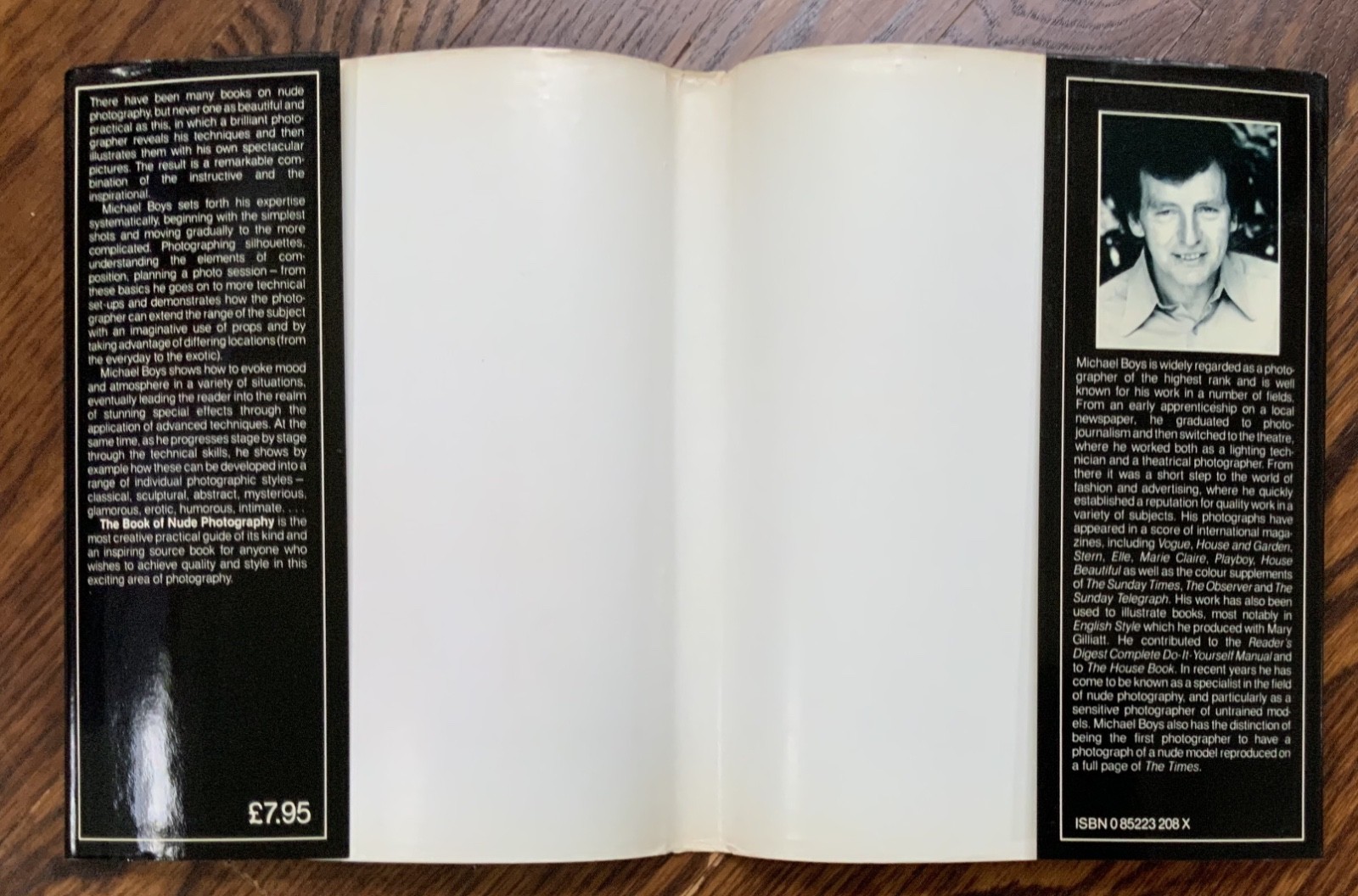 The Book of Nude Photography Michael Boys Ebury Press London First Edition 1981